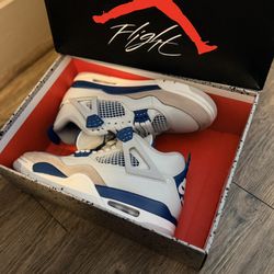 Retro 4 military blue 2024
