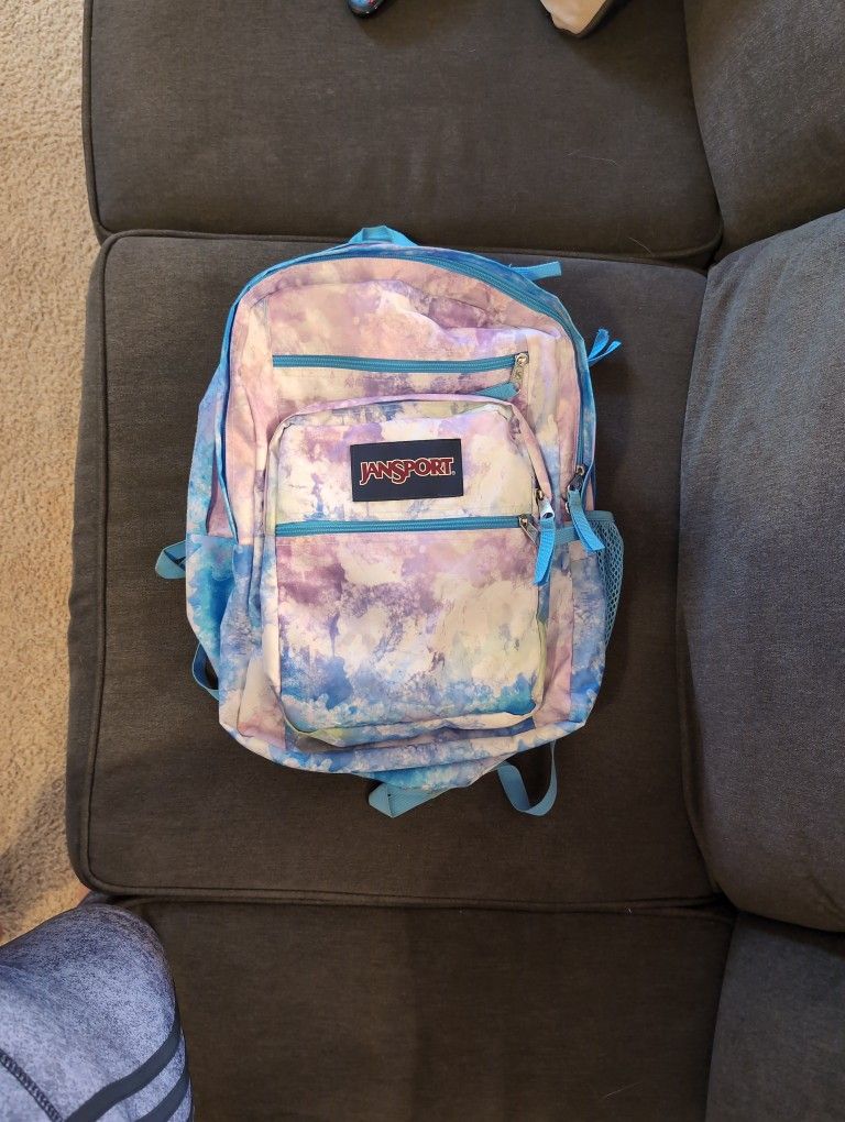 Tye Dye Jansport Backpack Like New!