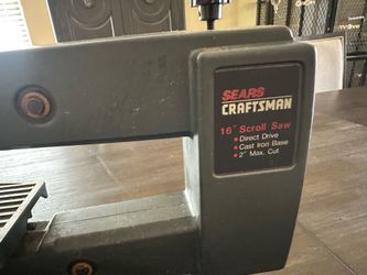 16” scroll saw craftsman