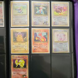 Pokemon raw singles (base set etc)