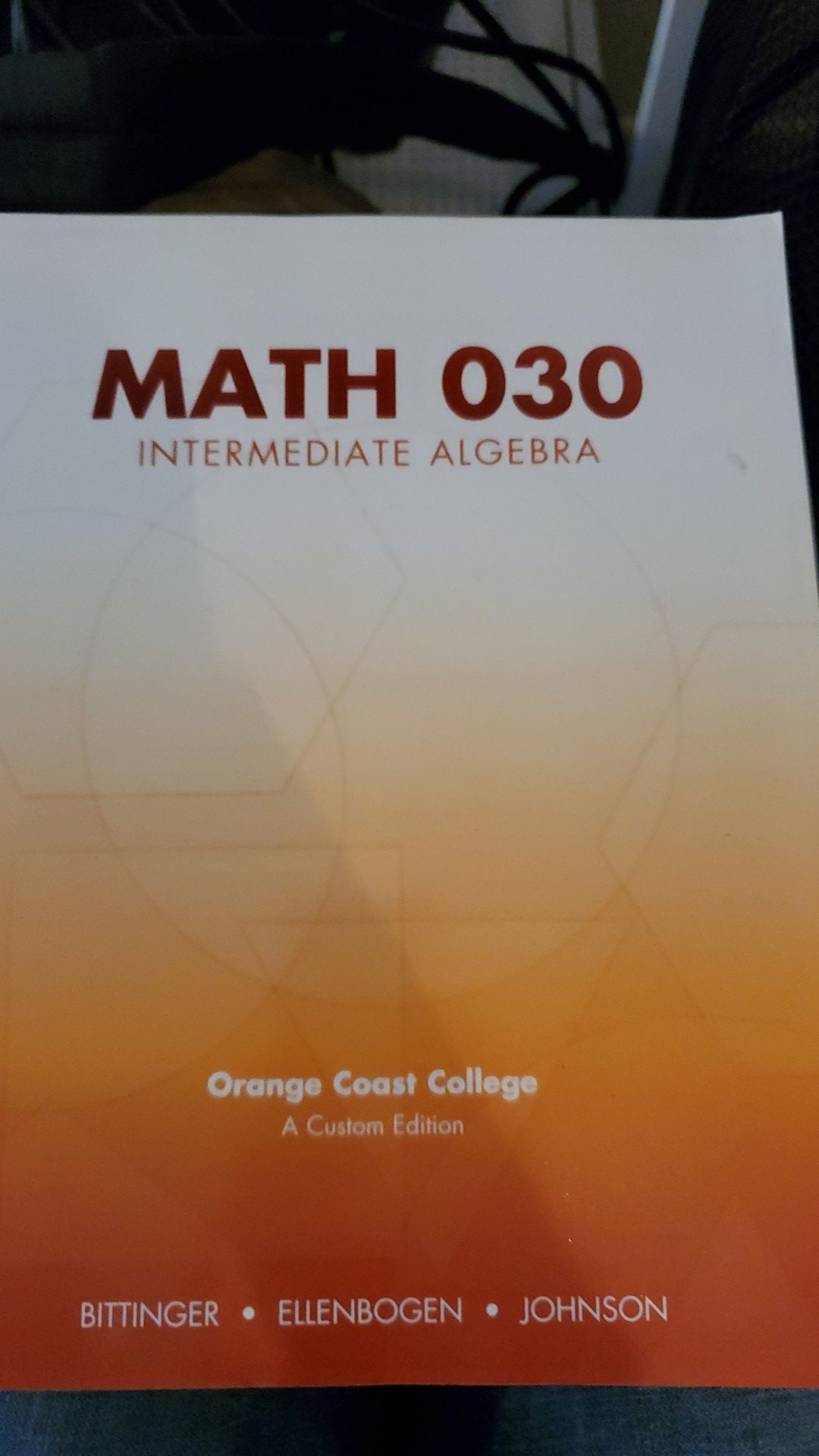 Math 030 intermediate algebra