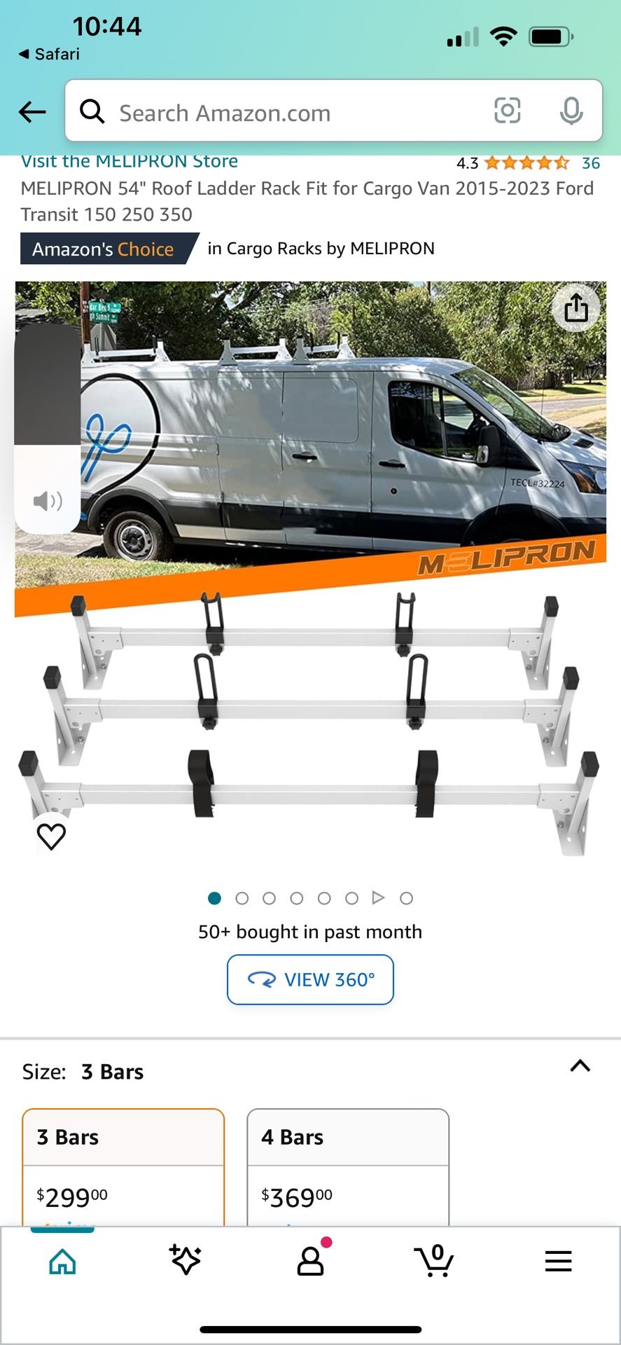 New Cargo van Roof ladder Rack Ford Transit Cargo Van 2015-On for Sale ...