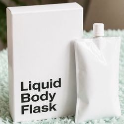 🤍 Areaware Liquid Body Flask (White) – Sculptural Design Piece | Like New