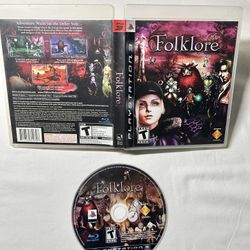 PS3 PLAYSTATION FOLKLORE MINT CIB COMPLETE SONY RARE 