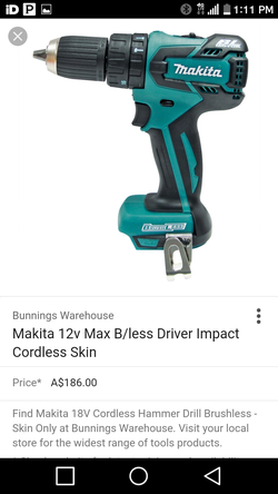 Makita screwdriverhammwr drill