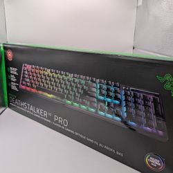 NEW Razer Deathstalker V2 Pro Wireless Low-Profile Optical Gaming Keyboard with Razer Wrist Rest