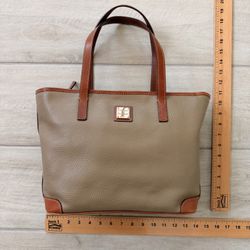 Dooney & Bourke Tote Bag Purse Taupe Brown Pebble Leather West Las Vegas See My Listings Summerlin 