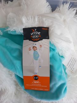 Yeti Halloween Costumes  For Boy Or Girl.  It's NEW.