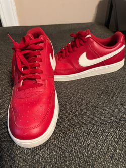 Nike court vision red 10.5M