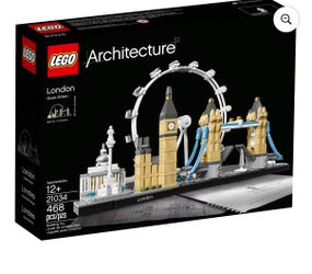LEGO Architecture London Skyline Collectible Model Building Kit with London Eye, Big Ben, and Tower Bridge