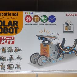 Lucky Dog Educational Solar Robot Kit 12 In 1 Science STEM 
