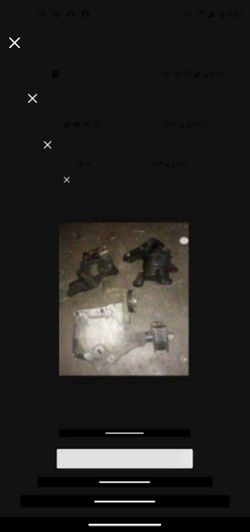 1996/2000 Honda Civic EX Power Steering Bracket Driver Side Motor Mount And AC Bracket