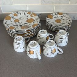 Michael Aram Pomegranate Cup Saucer And Dessert Plate Set