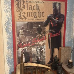 Vintage Month Python The Black Knight Metal Poster