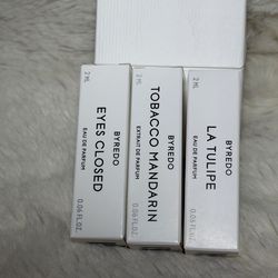 Lot of 3 Byredo Deluxe samples 2ml each (read)