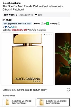 Dolce & Gabbana The One Gold Pour Homme EDP