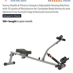 Compact Rowing Machine 