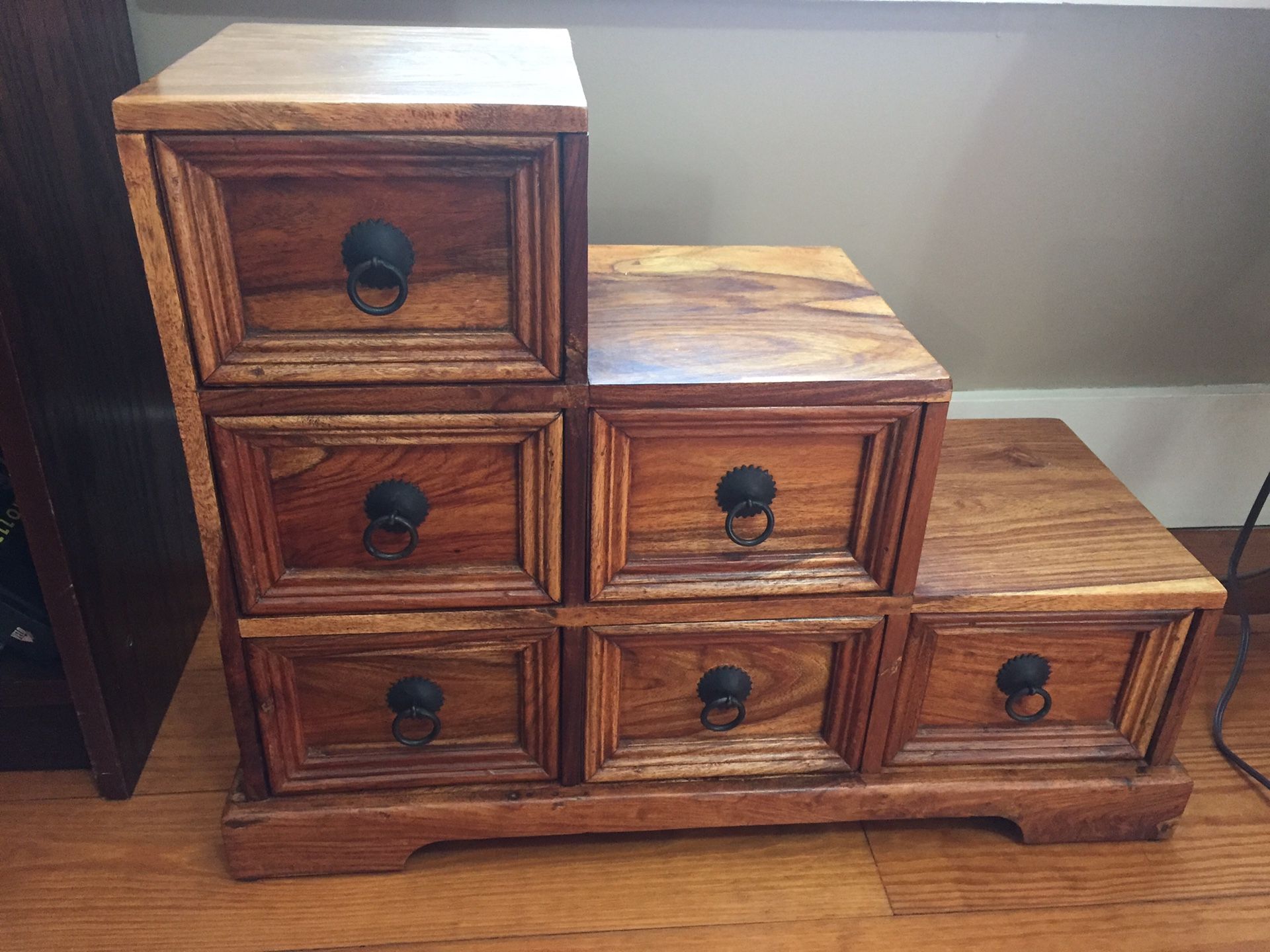 Antique Japanese Tansu or Step Apothecary