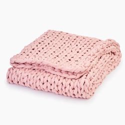 Bearaby Cotton Weighted Blanket ‘Evening Rose’
