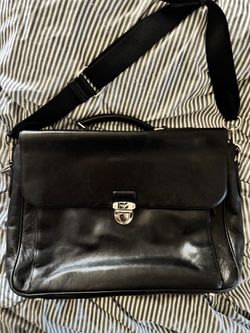 Leather briefcase