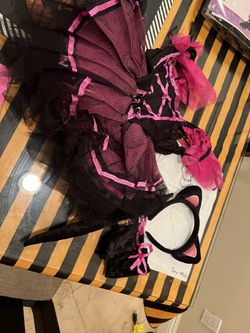 Girls Kitty Cat Costume Size 2-4