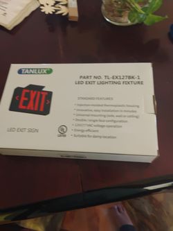 TANLUX LED EXIT SIGN