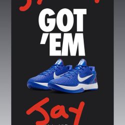 Kobe 6 Dodgers size 7