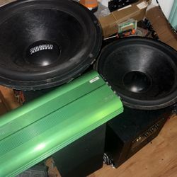 2 18” Sundown Audio SA Model And D4S JP 10.4 Amp