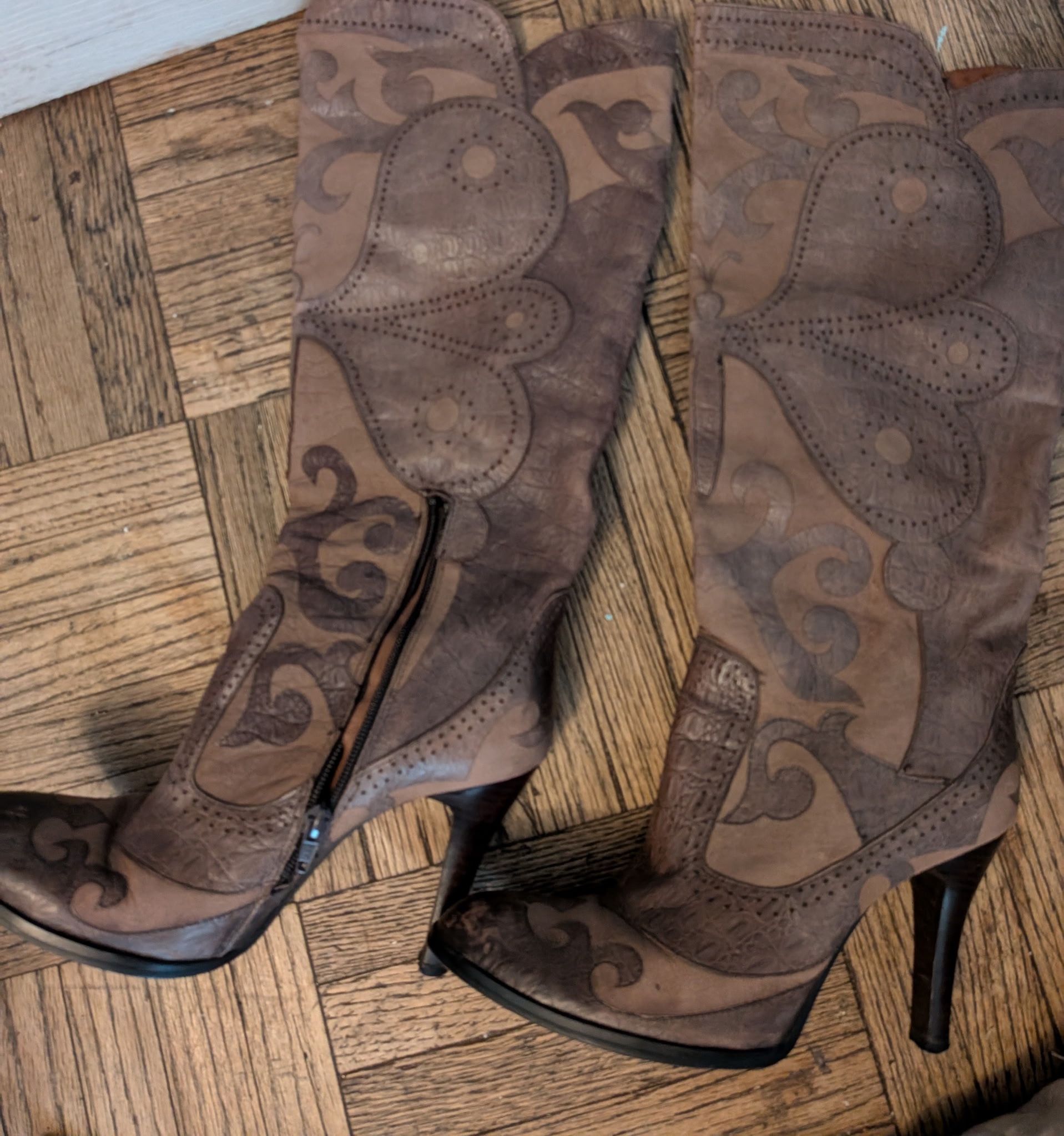 brown boots