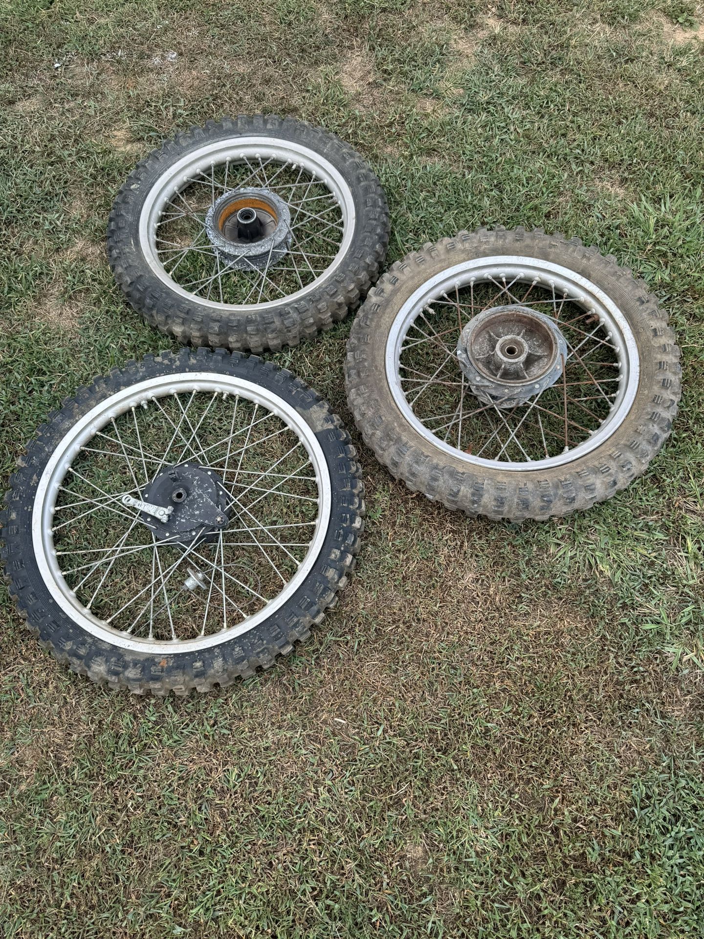 Old Motorcycle Tires And Rims