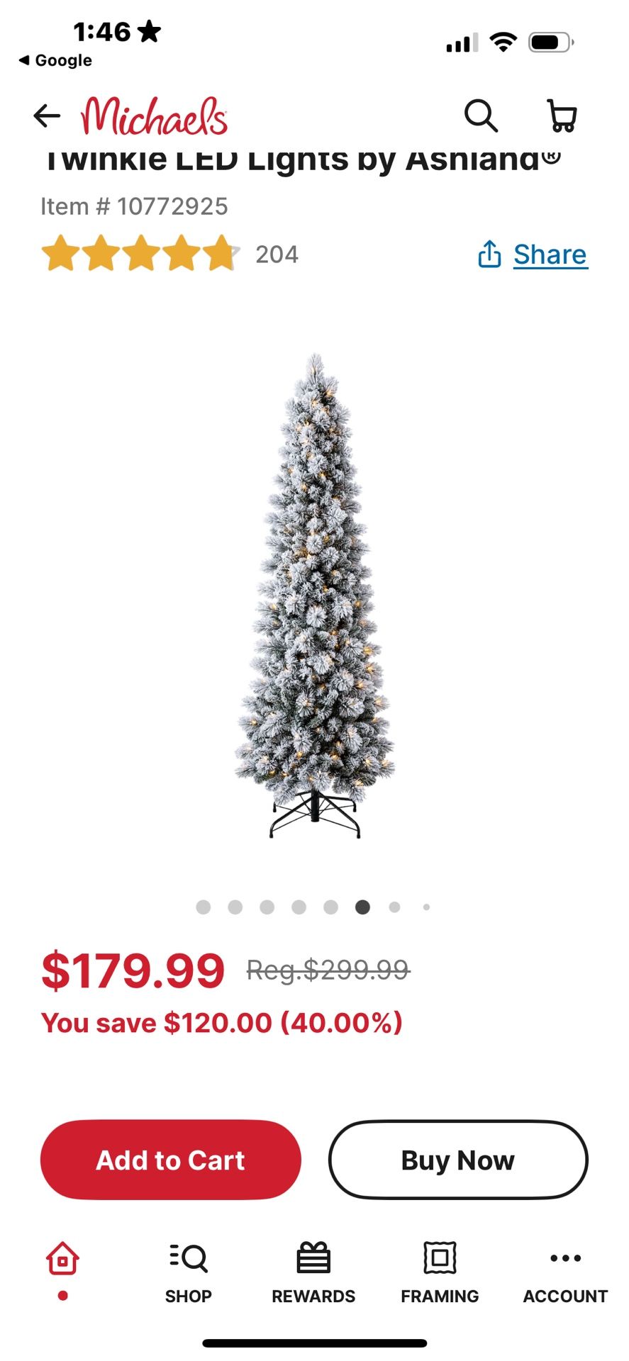 Slim Christmas Tree And Skirt