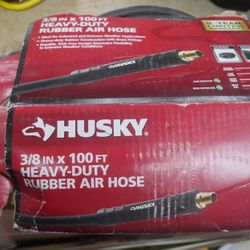 Husky 3/8 in. x 100 ft. Heavy-Duty Rubber Hose NEW 890440-6 