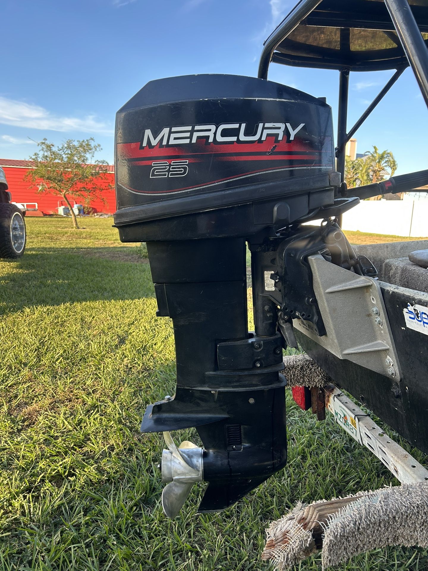 1998 Mercury 25 Tiller