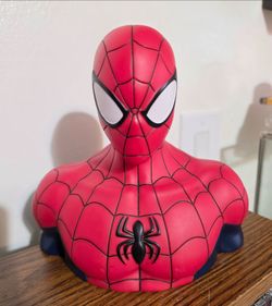 Marvel Spider-Man PVC Bust Coin Bank (distributed by Semic / Monogram),