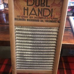 DUBL HANDI Vintage Washboard 