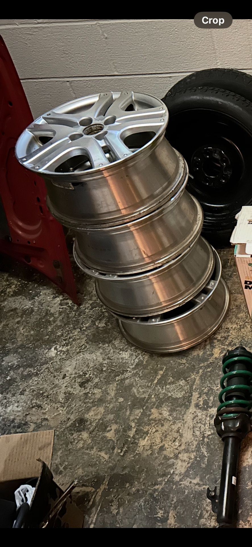 Honda Fit Sport wheels 09 - need polished - $175