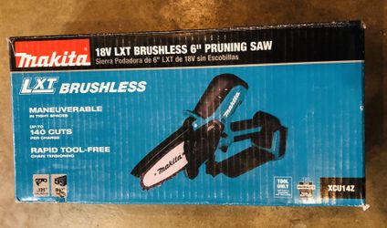 Makita 18-Volt LXT Lithium-Ion Brushless Cordless 6 in. Mini Chain Saw (Tool Only)