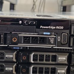 R630 Dell Poweredge Server 1U | Dual Xeon E5-2630V3 CPUs | 64 Gigs RAM

