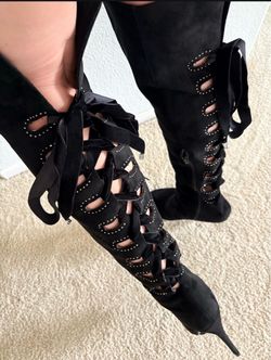 High boots, size 7-7,5