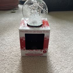 Hand blown LED Glass Globe