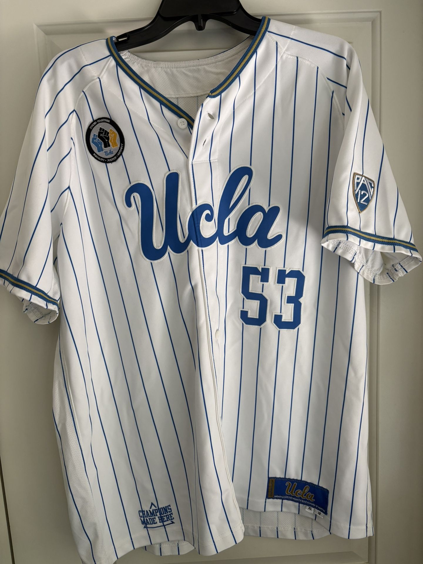 UCLA Baseball Jersey Player Issued
