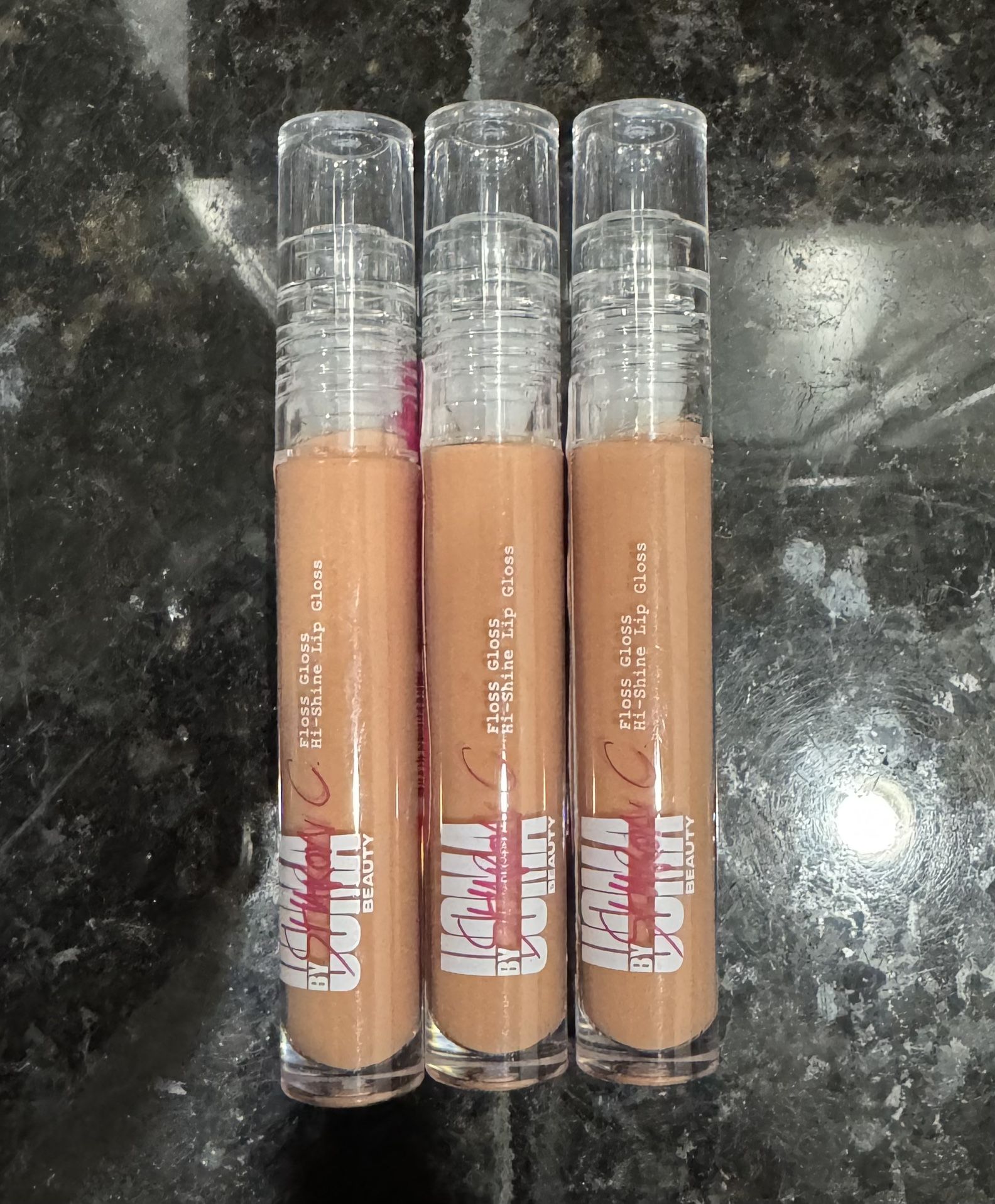 Uoma Beauty Floss Gloss Lip Gloss - Peachy 3ct