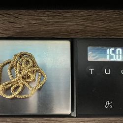23k Gold Necklace 