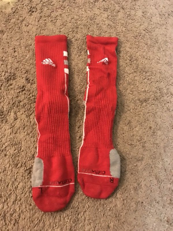 Adidas socks ($5 for 1 $10 for both)