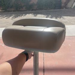 Leaning Post Seat For Fishing Boat Bass Boat  Tan Seat 