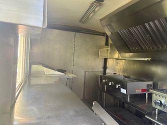 Stainless Steel Food Truck Trailer Interior