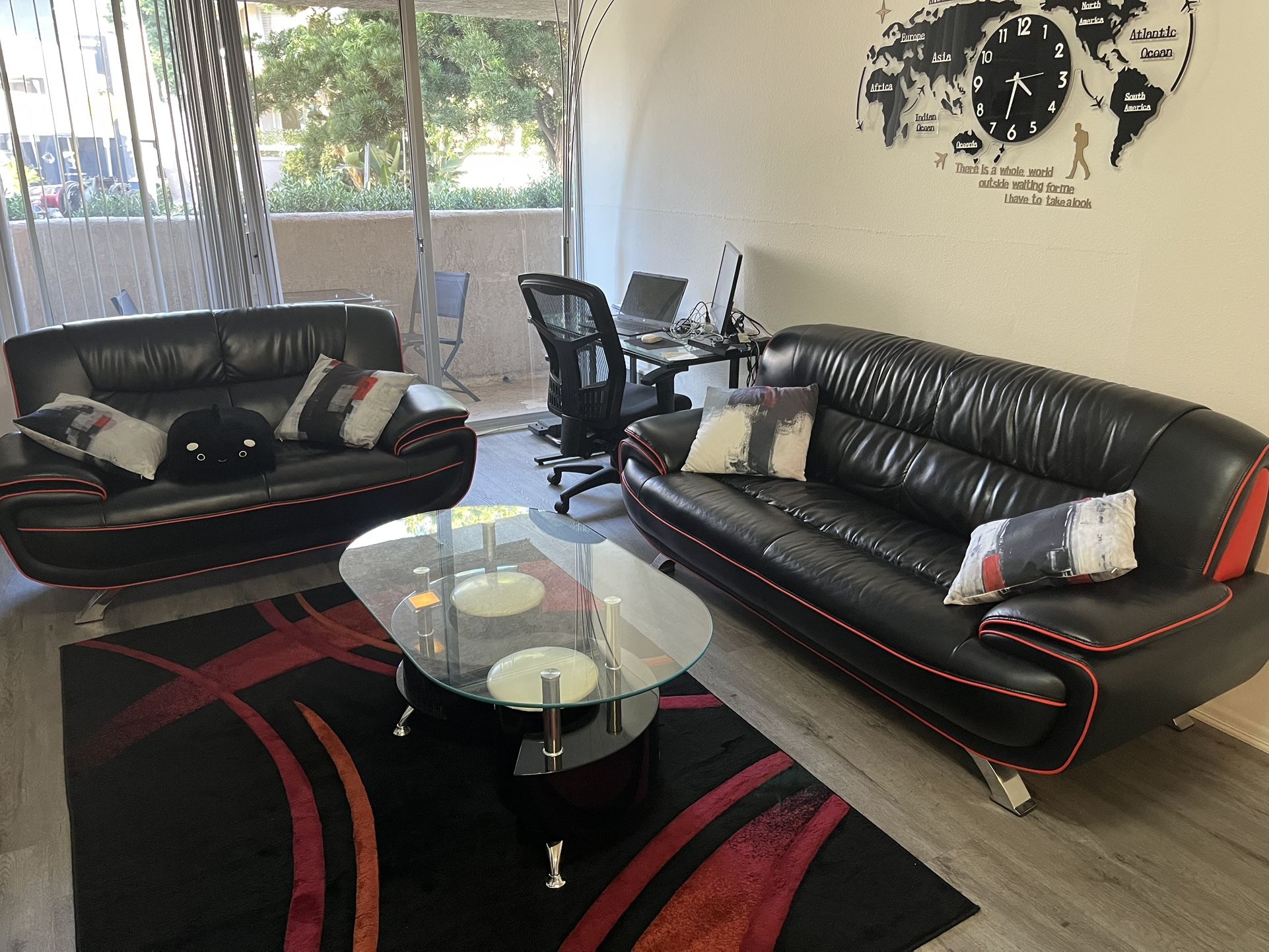 All Together( Sofa, Coffee Table, Rug) Great Deal!