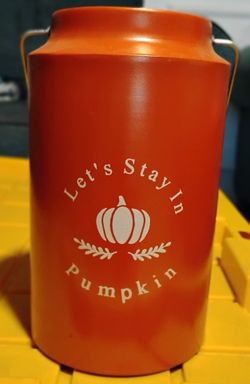 Tin Fall Pumpkin decoration