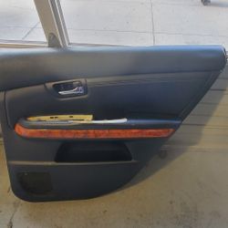 2008 Rx350 Passenger Rear Door Panel