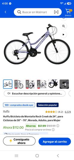 Huffy Rock Creek 24" Women's Mountain Bike